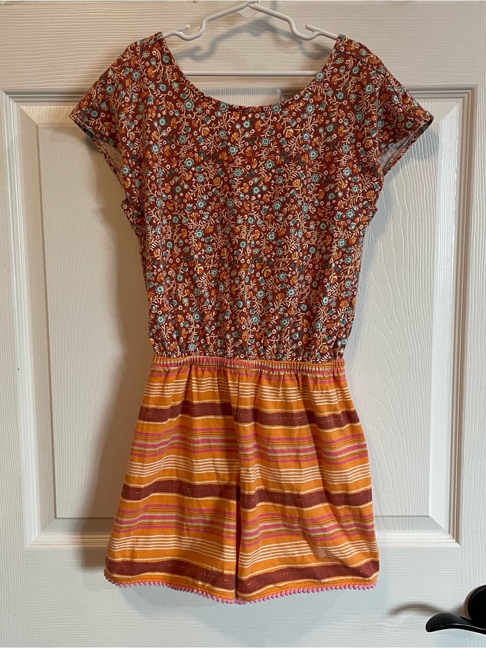 Matilda Jane Open Back Floral Romper Size 10
